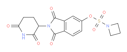 2-(2,6-dioxopiperidin-3-yl)-1,3-dioxoisoindolin-5-yl azetidine-1-sulfonate