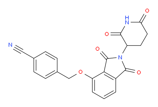 4-(((2-(2,6-dioxopiperidin-3-yl)-1,3-dioxoisoindolin-4-yl)oxy)methyl)benzonitrile