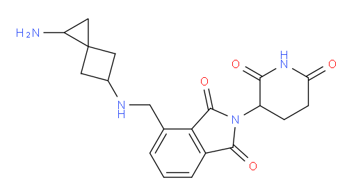 4-(((1-aminospiro[2.3]hexan-5-yl)amino)methyl)-2-(2,6-dioxopiperidin-3-yl)isoindoline-1,3-dione