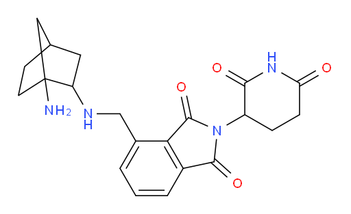 4-(((1-aminobicyclo[2.2.1]heptan-2-yl)amino)methyl)-2-(2,6-dioxopiperidin-3-yl)isoindoline-1,3-dione