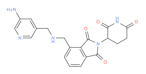 4-((((5-aminopyridin-3-yl)methyl)amino)methyl)-2-(2,6-dioxopiperidin-3-yl)isoindoline-1,3-dione