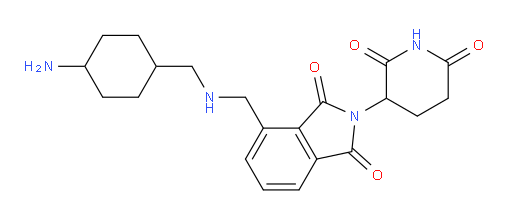 4-((((4-aminocyclohexyl)methyl)amino)methyl)-2-(2,6-dioxopiperidin-3-yl)isoindoline-1,3-dione