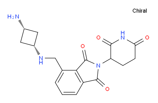4-((((1s,3s)-3-aminocyclobutyl)amino)methyl)-2-(2,6-dioxopiperidin-3-yl)isoindoline-1,3-dione