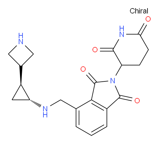 4-((((1R,2S)-2-(azetidin-3-yl)cyclopropyl)amino)methyl)-2-(2,6-dioxopiperidin-3-yl)isoindoline-1,3-dione