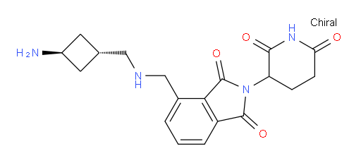 4-(((((1r,3r)-3-aminocyclobutyl)methyl)amino)methyl)-2-(2,6-dioxopiperidin-3-yl)isoindoline-1,3-dione