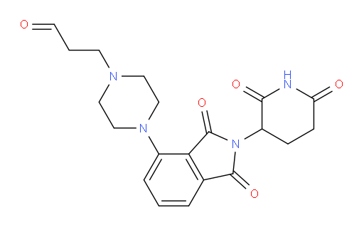 3-(4-(2-(2,6-dioxopiperidin-3-yl)-1,3-dioxoisoindolin-4-yl)piperazin-1-yl)propanal
