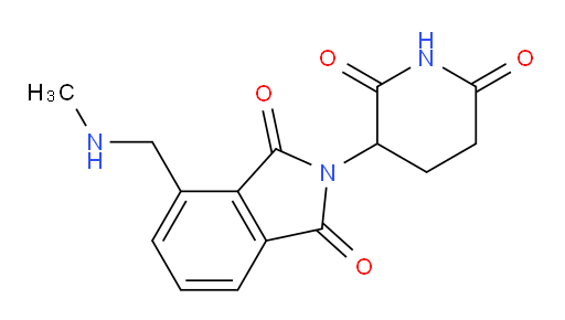 2-(2,6-dioxopiperidin-3-yl)-4-((methylamino)methyl)isoindoline-1,3-dione