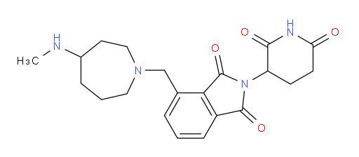 2-(2,6-dioxopiperidin-3-yl)-4-((4-(methylamino)azepan-1-yl)methyl)isoindoline-1,3-dione