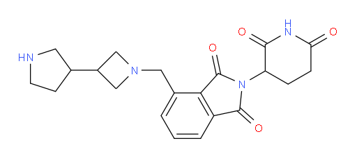2-(2,6-dioxopiperidin-3-yl)-4-((3-(pyrrolidin-3-yl)azetidin-1-yl)methyl)isoindoline-1,3-dione