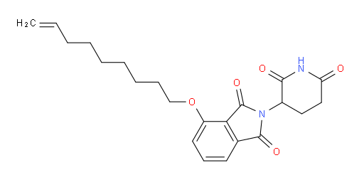 2-(2,6-dioxopiperidin-3-yl)-4-(non-8-en-1-yloxy)isoindoline-1,3-dione