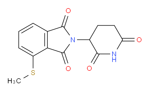 2-(2,6-dioxopiperidin-3-yl)-4-(methylthio)isoindoline-1,3-dione