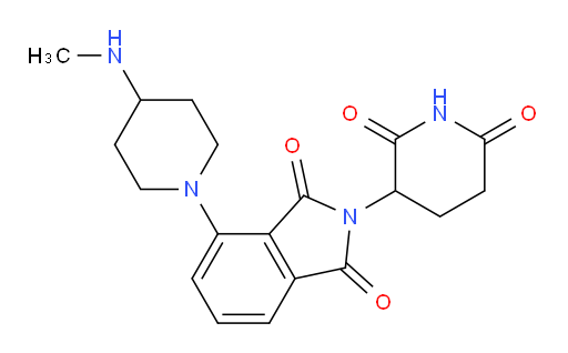 2-(2,6-dioxopiperidin-3-yl)-4-(4-(methylamino)piperidin-1-yl)isoindoline-1,3-dione