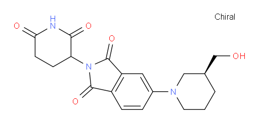 2-(2,6-dioxopiperidin-3-yl)-5-((S)-3-(hydroxymethyl)piperidin-1-yl)isoindoline-1,3-dione