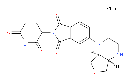 2-(2,6-dioxopiperidin-3-yl)-5-((4aR,7aS)-hexahydrofuro[3,4-b]pyrazin-1(2H)-yl)isoindoline-1,3-dione