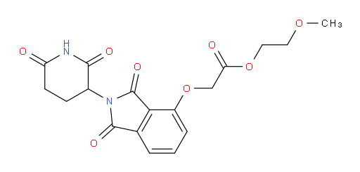 2-methoxyethyl 2-((2-(2,6-dioxopiperidin-3-yl)-1,3-dioxoisoindolin-4-yl)oxy)acetate