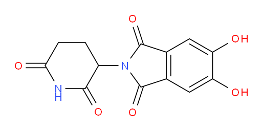 2-(2,6-dioxopiperidin-3-yl)-5,6-dihydroxyisoindoline-1,3-dione