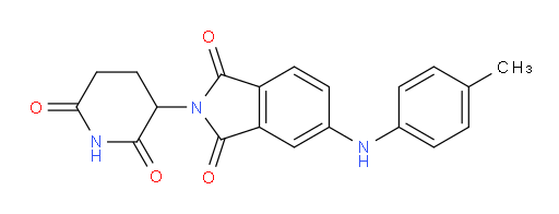 2-(2,6-dioxopiperidin-3-yl)-5-(p-tolylamino)isoindoline-1,3-dione