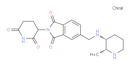 2-(2,6-dioxopiperidin-3-yl)-5-((((2R,3R)-2-methylpiperidin-3-yl)amino)methyl)isoindoline-1,3-dione