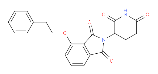 2-(2,6-dioxopiperidin-3-yl)-4-phenethoxyisoindoline-1,3-dione