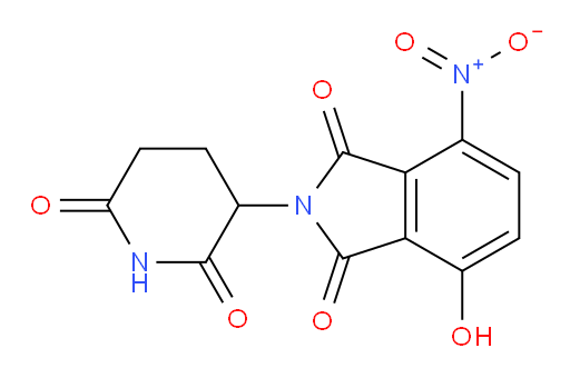 2-(2,6-dioxopiperidin-3-yl)-4-hydroxy-7-nitroisoindoline-1,3-dione