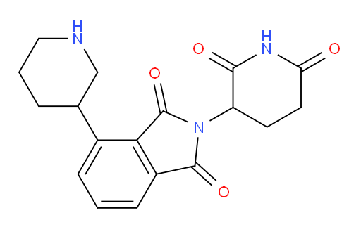 2-(2,6-dioxopiperidin-3-yl)-4-(piperidin-3-yl)isoindoline-1,3-dione