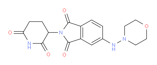 2-(2,6-dioxopiperidin-3-yl)-5-(morpholinoamino)isoindoline-1,3-dione