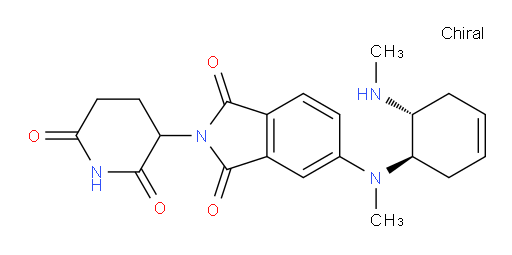 2-(2,6-dioxopiperidin-3-yl)-5-(methyl((1R,6R)-6-(methylamino)cyclohex-3-en-1-yl)amino)isoindoline-1,3-dione