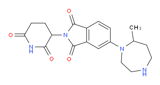 2-(2,6-dioxopiperidin-3-yl)-5-(7-methyl-1,4-diazepan-1-yl)isoindoline-1,3-dione