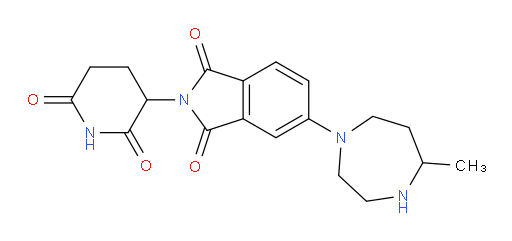2-(2,6-dioxopiperidin-3-yl)-5-(5-methyl-1,4-diazepan-1-yl)isoindoline-1,3-dione
