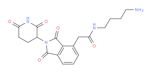 N-(4-aminobutyl)-2-(2-(2,6-dioxopiperidin-3-yl)-1,3-dioxoisoindolin-4-yl)acetamide