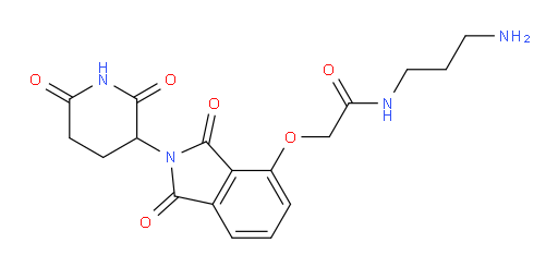 N-(3-aminopropyl)-2-((2-(2,6-dioxopiperidin-3-yl)-1,3-dioxoisoindolin-4-yl)oxy)acetamide