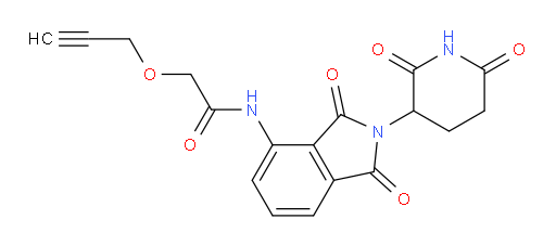 N-(2-(2,6-dioxopiperidin-3-yl)-1,3-dioxoisoindolin-4-yl)-2-(prop-2-yn-1-yloxy)acetamide