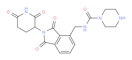 N-((2-(2,6-dioxopiperidin-3-yl)-1,3-dioxoisoindolin-4-yl)methyl)piperazine-1-carboxamide