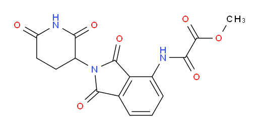 methyl 2-((2-(2,6-dioxopiperidin-3-yl)-1,3-dioxoisoindolin-4-yl)amino)-2-oxoacetate