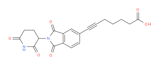 7-(2-(2,6-dioxopiperidin-3-yl)-1,3-dioxoisoindolin-5-yl)hept-6-ynoic acid