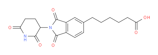 6-(2-(2,6-dioxopiperidin-3-yl)-1,3-dioxoisoindolin-5-yl)hexanoic acid