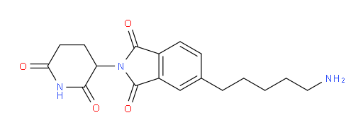 5-(5-aminopentyl)-2-(2,6-dioxopiperidin-3-yl)isoindoline-1,3-dione