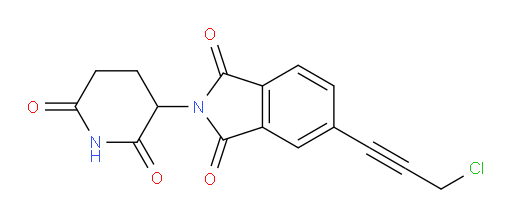 5-(3-chloroprop-1-yn-1-yl)-2-(2,6-dioxopiperidin-3-yl)isoindoline-1,3-dione