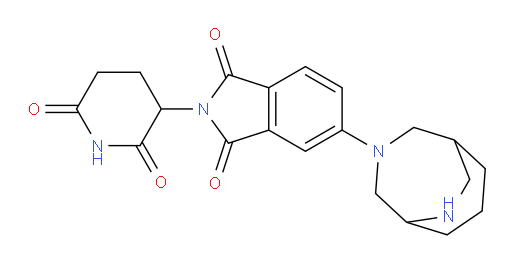5-(3,9-diazabicyclo[3.3.2]decan-3-yl)-2-(2,6-dioxopiperidin-3-yl)isoindoline-1,3-dione