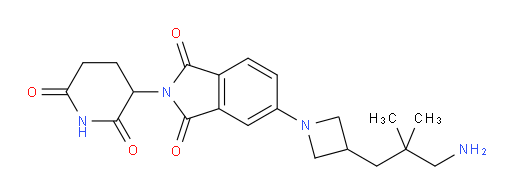 5-(3-(3-amino-2,2-dimethylpropyl)azetidin-1-yl)-2-(2,6-dioxopiperidin-3-yl)isoindoline-1,3-dione