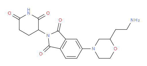 5-(2-(2-aminoethyl)morpholino)-2-(2,6-dioxopiperidin-3-yl)isoindoline-1,3-dione