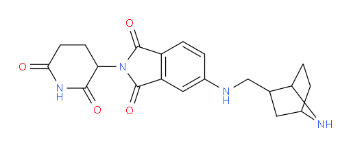 5-((7-azabicyclo[2.2.1]heptan-2-ylmethyl)amino)-2-(2,6-dioxopiperidin-3-yl)isoindoline-1,3-dione