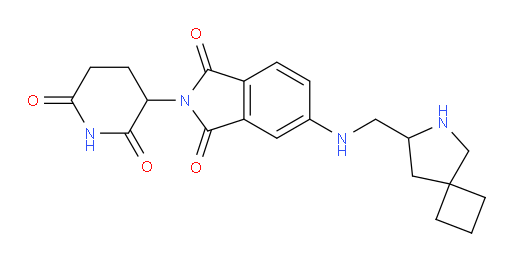 5-((6-azaspiro[3.4]octan-7-ylmethyl)amino)-2-(2,6-dioxopiperidin-3-yl)isoindoline-1,3-dione