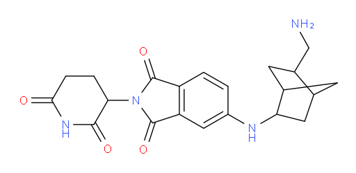 5-((5-(aminomethyl)bicyclo[2.2.1]heptan-2-yl)amino)-2-(2,6-dioxopiperidin-3-yl)isoindoline-1,3-dione