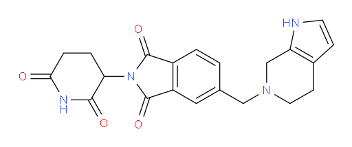 5-((4,5-dihydro-1H-pyrrolo[2,3-c]pyridin-6(7H)-yl)methyl)-2-(2,6-dioxopiperidin-3-yl)isoindoline-1,3-dione