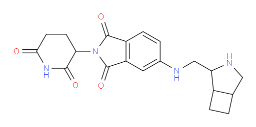 5-((3-azabicyclo[3.2.0]heptan-2-ylmethyl)amino)-2-(2,6-dioxopiperidin-3-yl)isoindoline-1,3-dione