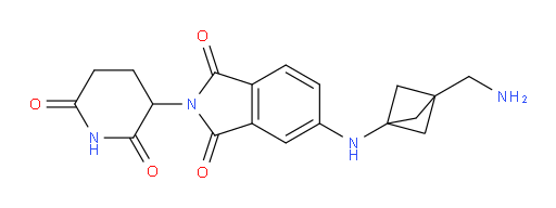 5-((3-(aminomethyl)bicyclo[1.1.1]pentan-1-yl)amino)-2-(2,6-dioxopiperidin-3-yl)isoindoline-1,3-dione