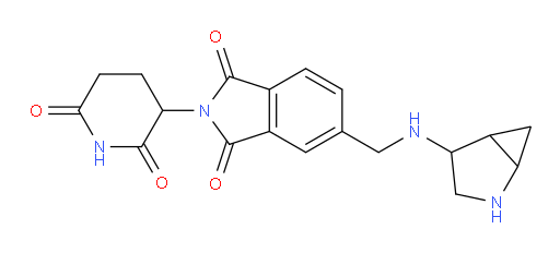 5-((2-azabicyclo[3.1.0]hexan-4-ylamino)methyl)-2-(2,6-dioxopiperidin-3-yl)isoindoline-1,3-dione