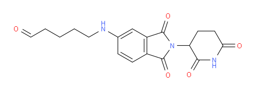 5-((2-(2,6-dioxopiperidin-3-yl)-1,3-dioxoisoindolin-5-yl)amino)pentanal
