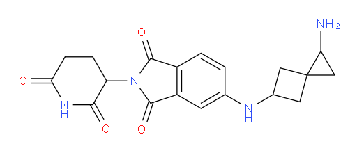 5-((1-aminospiro[2.3]hexan-5-yl)amino)-2-(2,6-dioxopiperidin-3-yl)isoindoline-1,3-dione